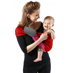 La Petite Echarpe Sans Noeud (PESN) Rouge Scarlett, Fuschia