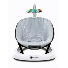 Transat vibrant BounceRoo Confort Luxe Argent de 4moms