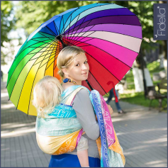 Echarpe de portage Happy Colour BoOm de Fidella