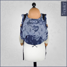 Onbuhimo Rock n Rolla Blue de Fidella