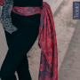Echarpe de portage Paisley Hot Lava de Fidella
