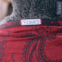Echarpe de portage Paisley Hot Lava de Fidella