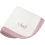 Housse pour Bibed Girl rose et écru
