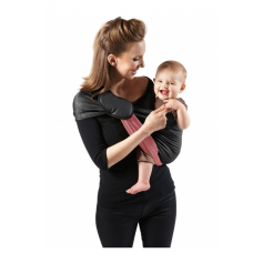La Petite Echarpe Sans Noeud (PESN) Anthracite, Bois de Rose