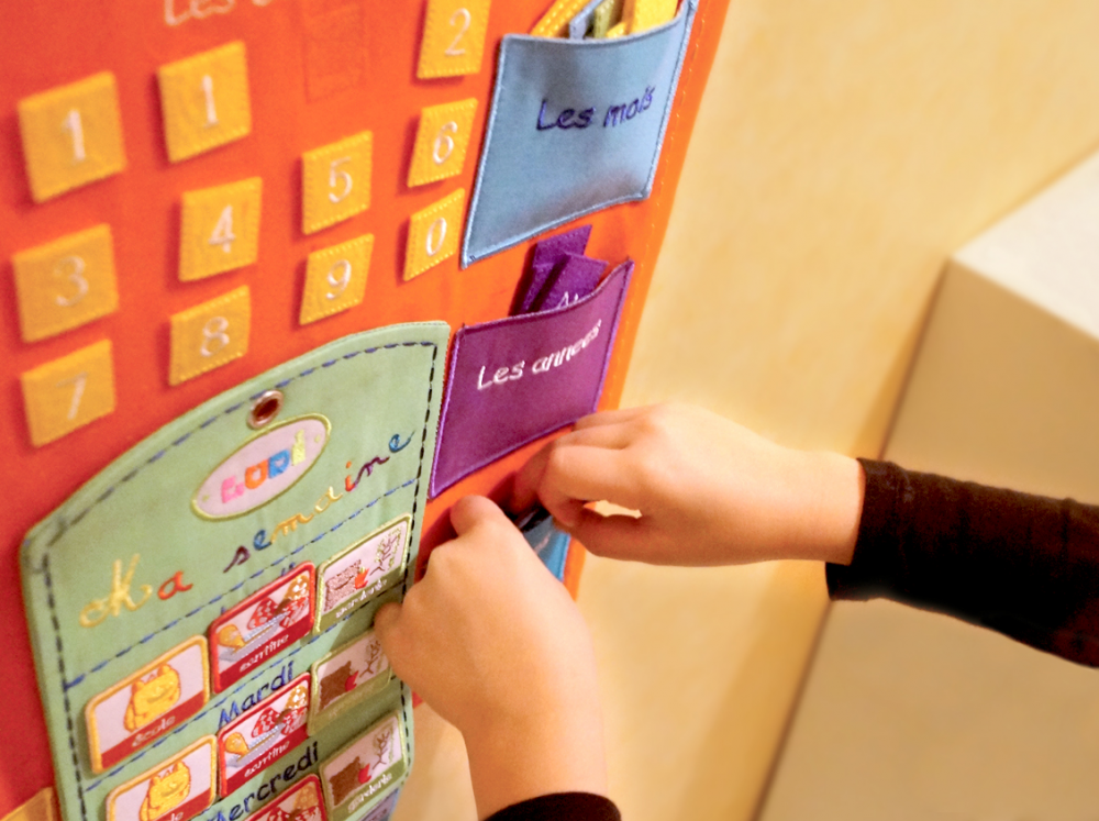 Calendrier tissu enfant - Ludi | Beebs