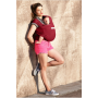 Echarpe de portage JPMBB Basic Rouge Carmin
