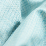 Echarpe de portage Heart Rows - Pente Azur - de Fidella