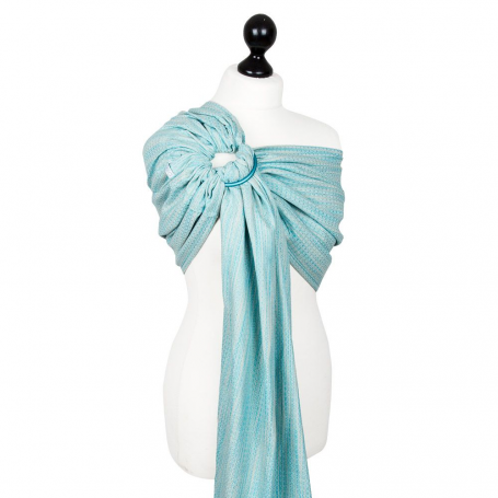 Ring Sling Heart Rows - Pente Azur - de Fidella
