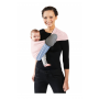 La Petite Echarpe Sans Noeud (PESN) Rose Ballerina, Bleu Galet