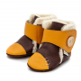 Bottines fourrées Liliputi Snowflake Moutarde