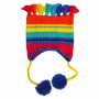 Bonnet en crochet Retro Rainbow Huggalugs