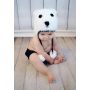 Bonnet en crochet Ours Polaire Huggalugs