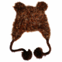 Bonnet en crochet Ours Brun Huggalugs