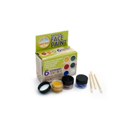 Lot de 6 pots de peinture naturelle Natural Earth Paint