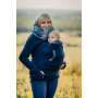 Sweat de portage Navy Blue Little Herringbone Illusion