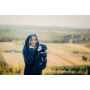 Sweat de portage Navy Blue Little Herringbone Illusion