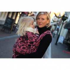 Ring Sling Yaro Hearts Contra Black Rose Glam