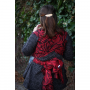 Ring Sling Yaro Magnetic Contra Red Black Hemp Wool
