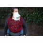 Ring Sling Yaro Magnetic Contra Red Black Hemp Wool