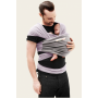 Écharpe de portage JPMBB Originale Lavande, Gris Clair