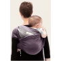 Écharpe de portage JPMBB Originale Lavande, Gris Clair
