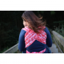 Echarpe de portage Yaro Elephants Hot-Coral White Organic
