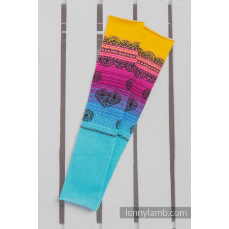 Jambières Lennylegs long Rainbow Lace Dark