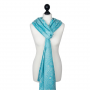 Echarpe de portage porte-poupée Masala Turquoise pour enfant 