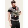 Écharpe de portage courte JPMBB Gris Clair Olive