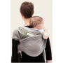 Écharpe de portage courte JPMBB Gris Clair Olive