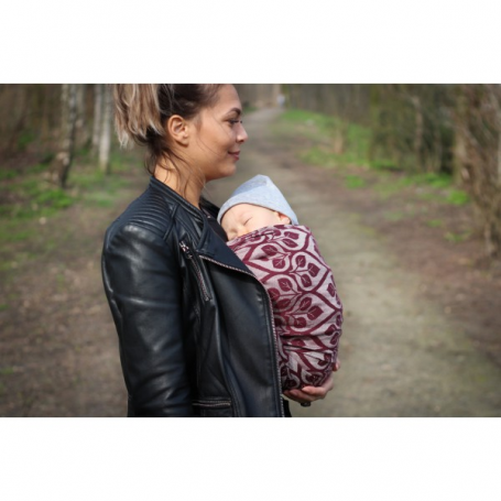 Echarpe de portage Yaro La Vita Bordeaux Natural Hemp